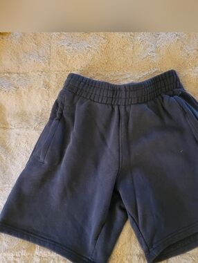 Adidas Mens Black XS Drawstring Shorts Zipper Pockets